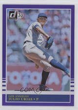 2019 Panini Donruss Retro 1985 Holo Purple Julio Urias #250 1s8
