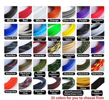 Expandable Braided Cable Sleeving 3mm 4mm 6mm Auto Wiring Harness Tidy Sheathing