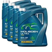 20 Liter MANNOL Molibden Ultra 5W-30 Motoröl 7916 API SQ ACEA C2 C3 GM Dexos 1