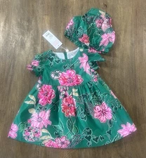 NWT Lilly Pulitzer Kelce Infant Dress Safari Sanctuary Sz 18-24 Months Free Ship