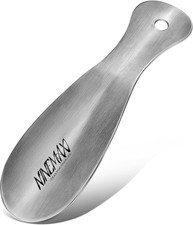 Metal Shoe Horn Travel 7.5 Inch, Small Stainless Steel Portable Shoe Horns for W