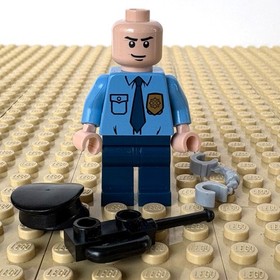 LEGO DC, Batman 2: Guard, RADIO, HANDCUFFS, sh0023, 10937, ARKHAM BREAKOUT, 2012