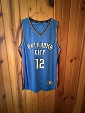 Oklahoma City Thunder NBA Authentic Steven Adams Classic Blue Jersey Mens Sz MED