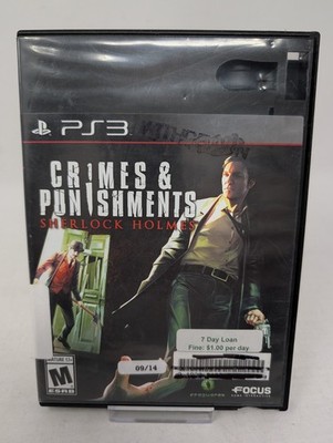 PS3 Playstation SHERLOCK HOLMES CRIMES & PUNISHMENTS Game Disc Only