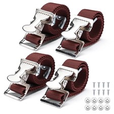 Yessources 4 pcs Drywall Stilt Straps Adjustable Foot Band Replacement Kit Part