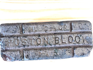 Vintage POSTON paving brick