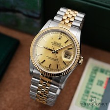 Rolex Datejust 36mm 16233 - 1997, Rolex Serviced 2021 - Box & Papers Champagn...