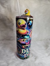 Handmade in Nebraska Sublimation 20 oz tumbler cup mug W Ice Jeep Duck