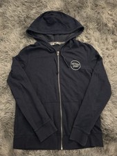 Victoria  s Secret VSX Sport Blue Full Zip Hoodie Jacket Sweatshirt Size Medium