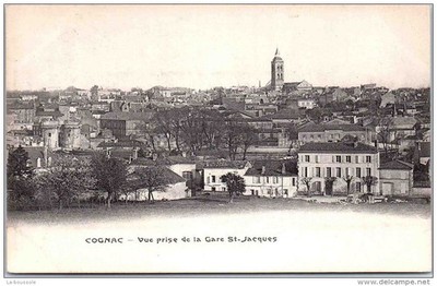 16 COGNAC - view taken from Saint Jacques station