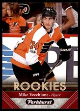 2017-18 Parkhurst Red Mike Vecchione Rookie Philadelphia Flyers #262