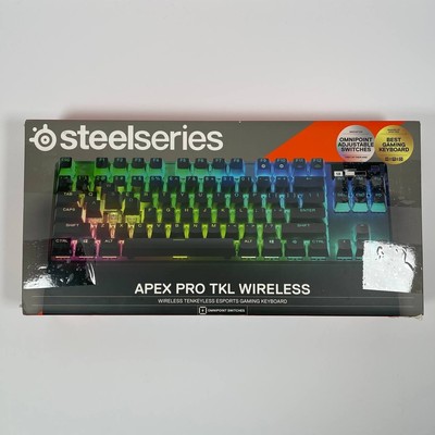SteelSeries Apex Pro TKL Wireless HyperMagnetic Gaming Keyboard Esports Tenkeyle