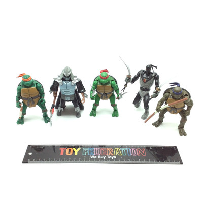 2003 Playmates Teenage Mutant Ninja Turtles MUTATIONS Mutatin' Figures Lot Of 5