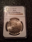 1922 Peace Silver Dollar NGC MS 63