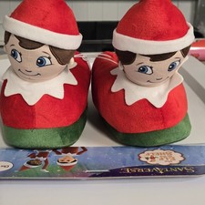 New "Elf On The Shelf" Slippers Kids Unisex Size 9/10 Christmas New With Tags