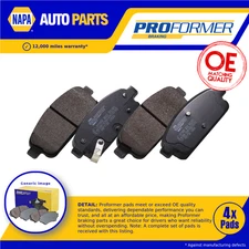 Brake Pads Set fits VAUXHALL CASCADA 1.4 Rear 2013 on Proformer 13300867