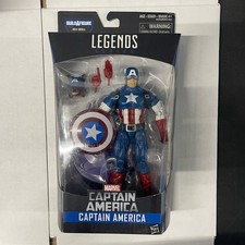 Captain America Cap-Wolf Head Marvel Legends 6  Red Skull Onslaught BAF Wave NIP