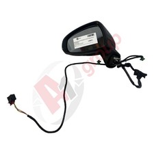 AUDI A1 8X SE N/S PASSENGER LEFT WING MIRROR BLACK LY9B 2010-2015 262055206F