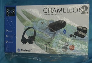 NEW SXS CHAMELEON 2 Five-in-1 Combo Kit Bluetooth Headphones/Earbuds
