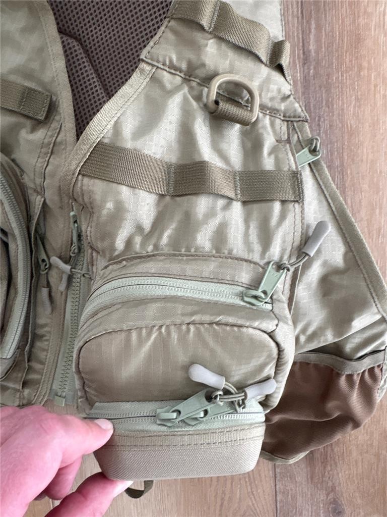 Filson Guide Fishing Vest With Backpack Vintage Olive One Size | eBay
