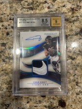 2020 Cole Kmet Immaculate Platinum 1/1 Rare
