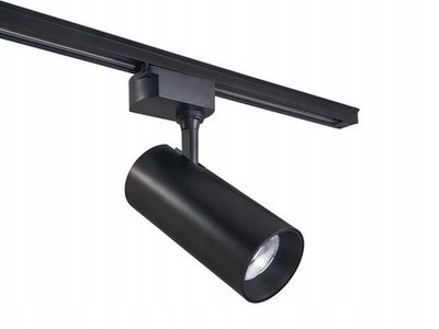 LED Track Spotlight 30W Black 4000K Neutral White - Luminaire, Reflector