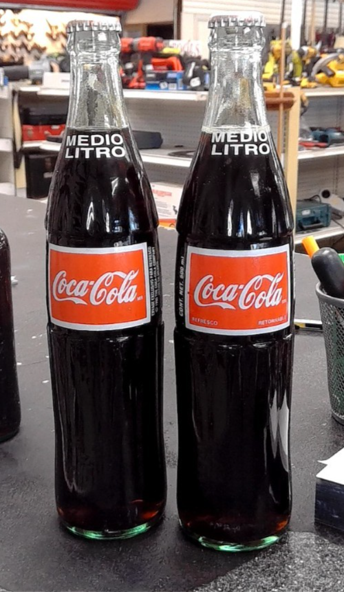 Coca-Cola 瓶 51㎝　アンティーク 2Unopened Mexico 1996 Original Coca-Cola Classic Bottle Medio