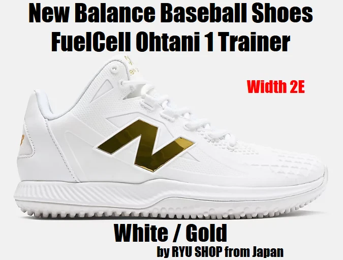 New Balance Ohtani 1 TF White Metallic Gold for Sale