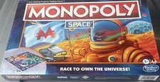Monopoly Space Board Game - Race to Win the Universe Build a Colony Hasbro NEW
