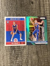 2017-18 Panini NBA Hoops Luke Kennard Rookie #262 + 2018-19 Prizm Green