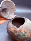 Vintage Folk Art Pottery Duck Bowl Stash Box Sculpture — photo 4
