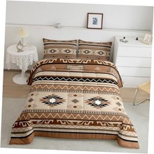 Boho Bedding Set Size Kids Southwestern Native Aztec Comforter Queen Khaki