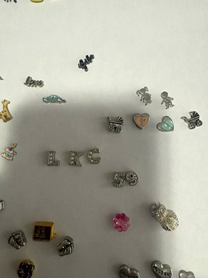 Lot of 40,  various authentic Origami Owl charms, free shipping