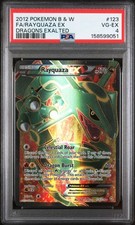 2012 POKEMON BLACK & WHITE DRAGONS EXALTED #123 FULL ART/RAYQUAZA EX PSA 4 on eBay