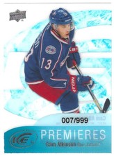 2011-12 Upper Deck Ice Premieres 007/999 Cam Atkinson Rookie RC #61