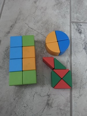 Geomag MagiCube Magnetic Blocks Lot Of 18StemBuildingStackingMontessori