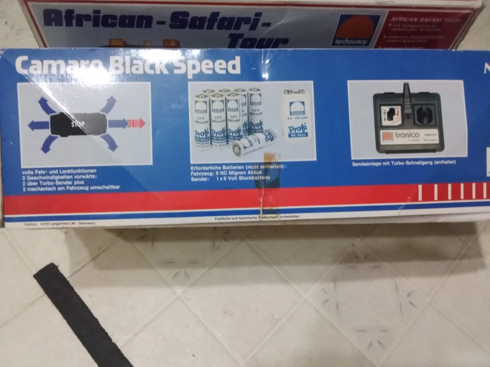 Tronico/Nikko Black Firebird R/C Radio Controlled Vintage VHTF. - Image 2 of 4