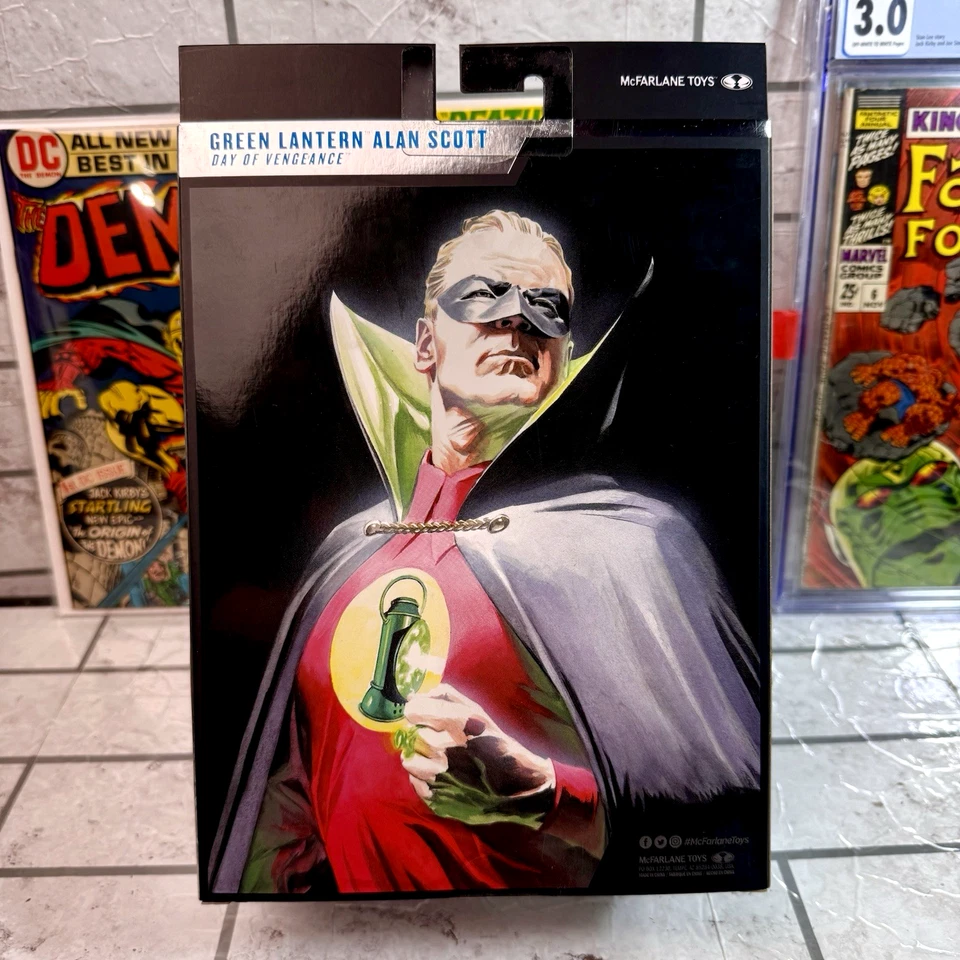 Linterna Verde Alan Scott (Día de Venganza) McFarlane Edición Coleccionista (2023) Foto 3 de 4