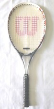 Wilson Impact Tennis Racket Oversize Black White Red L3 4 3/8" SOFT SHOCK
