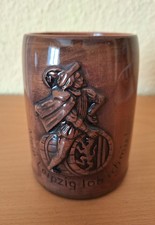 Bierkrug - Weinkrug  _ "Mein Leipzig lob ich mir!" - Faust auf Fass