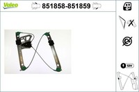 Valeo Fensterheber 851858 FüR MERCEDES-BENZ