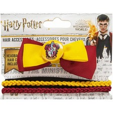 Harry Potter Wizarding World - Trendy Gryffindor Hair Accessories Set Elasti