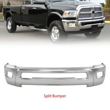 Chrome Steel Front Bumper For 2011-2018 Dodge Ram 2500 3500 Wfog Light Holes Chrome Steel Front Bumper For 2011-2018 Dodge Ram 2500 3500 Wfog Light Holes