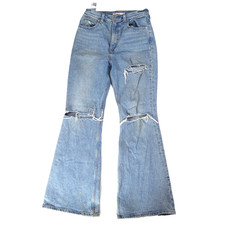 Levi's 70's High Rise Flare Jean Womens Size 26 Premium Denim 29" L Light Wash