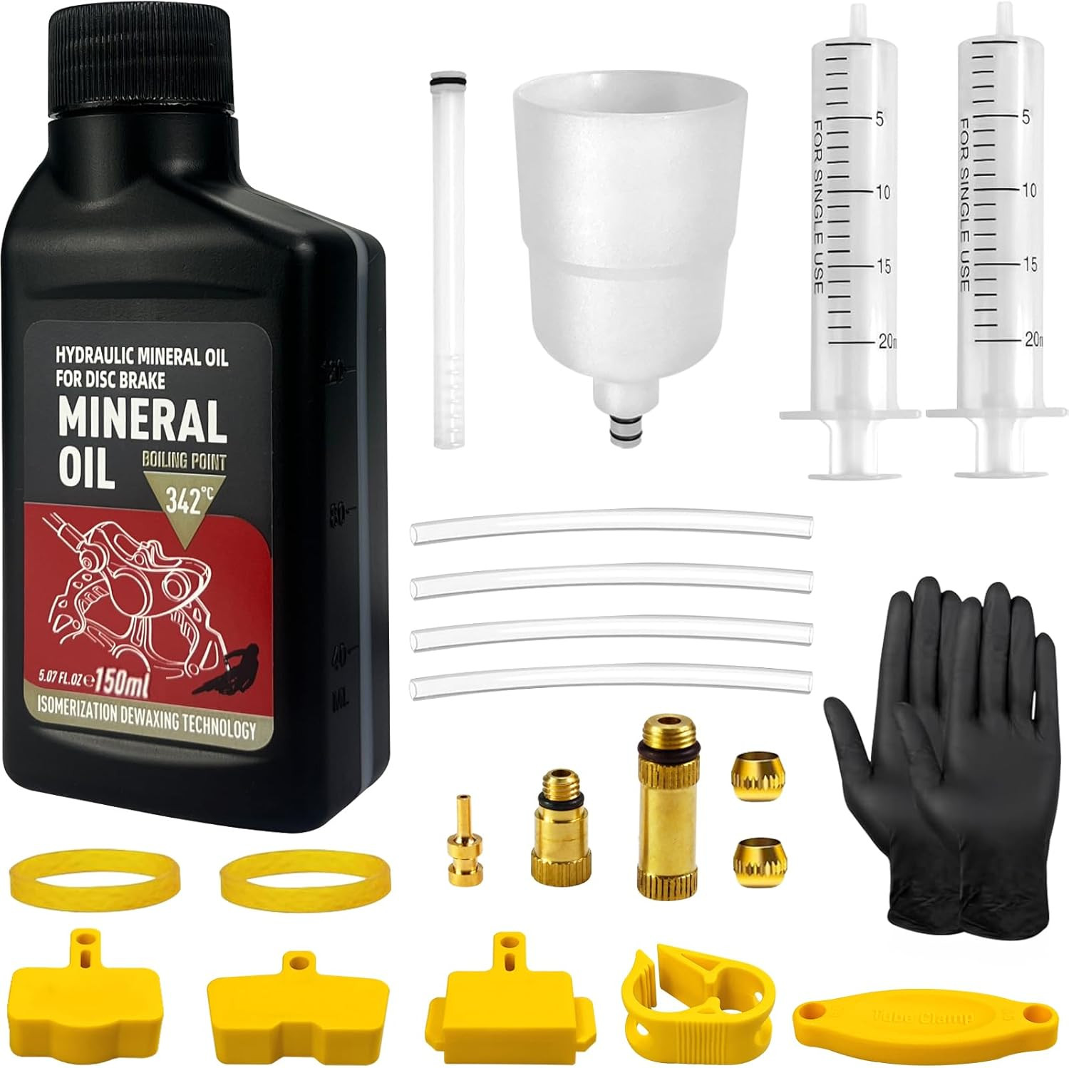 Kit de purge de frein hydraulique velo et kit purge freins pour Shimano VTT route