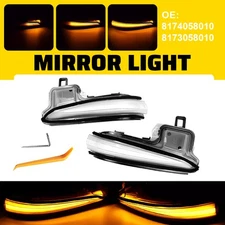 Pair Sequential Amber Side LED Signal Mirror Turn For Lexus Lights LM 2019-2023