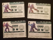 Halo: Flashpoint Holo Cards Shangheili Mercnary - Mantic Games 28mm LOT