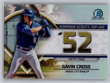 2023 Bowman #BTP-52 Gavin Cross Bowman Scouts Top 100