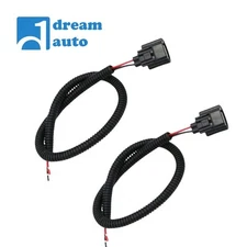 Electric Locker Wire Pigtail Plug Set of 2 Fit for Jeep Wrangler JK TJ P5155359