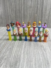 Pez Dispensers 15 Disney Princess Snow White Dwarfs Belle Sleeping Beauty More